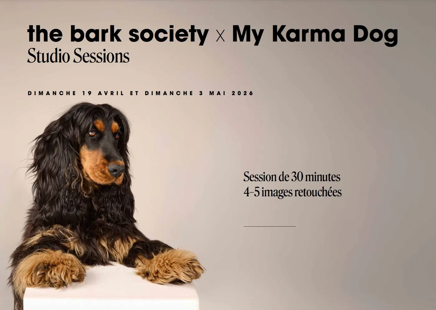 Shooting Photo privé en Studio Professionnel à Paris 11ème avec The Bark Society